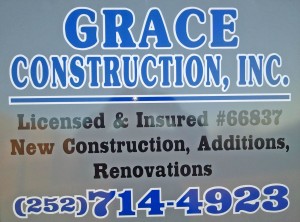 Grace Construction licensed contractor