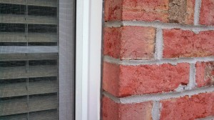 Wiinterize external windows with silicone caulk to save money on energy.