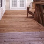 Pressure wash deck