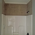 Bath with tile overhead